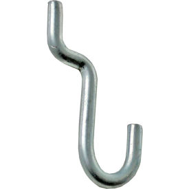 Global Approved 700022 J Hook For Slatwall & Pegboard 1.0"D x 1.75"H Metal - Pkg Qty 20