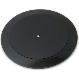 Global Approved 610115-BLK Flat Revolving Display Base 0.75"H x 15"Dia BK - Pkg Qty 10