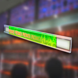 Global Approved 600081 C-Channel 0.75"H x 72"L CLR - Pkg Qty 10