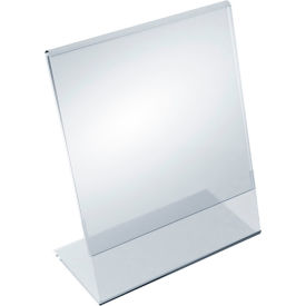 Global Approved 112720 L Shaped Acrylic Sign HLR 5.5"W x 7"H - Pkg Qty 10