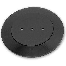 Global Approved 610109-BLK Flat Revolving Display Base 0.75"H x 9"Dia BK - Pkg Qty 10