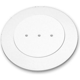 Global Approved 610109-WHT Flat Revolving Display Base 0.75"H x 9"Dia WH - Pkg Qty 10