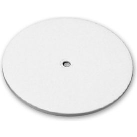 Global Approved 610199-WHT Flat Revolving Display Base 0.5"H x 9"Dia WH - Pkg Qty 10