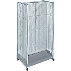 Global Approved 700432-CLR H-Shaped Pegboard Display 32"W x 60"H CLR 1 Pc
