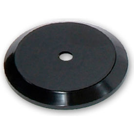 Global Approved 610105-BLK Flat Revolving Display Base 0.75"H x 5"Dia BK - Pkg Qty 10