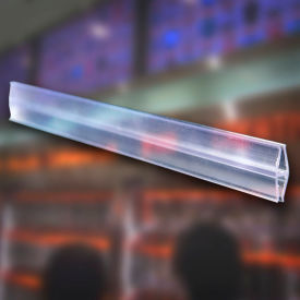 Global Approved 600076 H-Strip Sign HLR 1.675"W x 1.675"H CLR - Pkg Qty 5