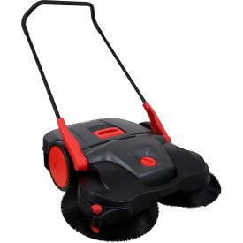 Bissell 38" Deluxe Triple Brush Push Power Sweeper Turbo 13.2 Gallon Capacity - BG497B