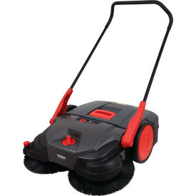Bissell 31" Battery Powered Triple Brush Push Power Sweeper 13.2 Gallon Capacity - BG677B