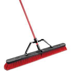 Libman Commercial 36" Multi-Sweep Push Broom w/Handle & Brace - 1101