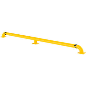 Vestil Manufacturing SWAC-144 147"L Wheel Alignment Curbs, Steel, Yellow image.