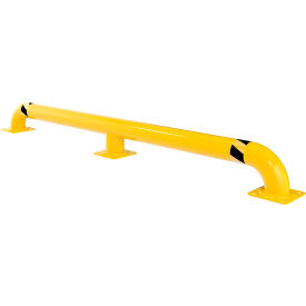 Vestil Manufacturing SWAC-92 95.5"L Wheel Alignment Curbs, Steel, Yellow image.