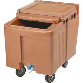 Cambro ICS125L157 - Ice Caddies Beige 125 Lbs. Cap. 2 Swivel 2 locking