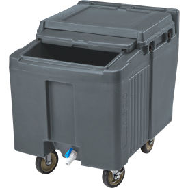 Cambro ICS125L191 - Ice Caddies Granite Gray 125 Lbs. Cap. 2 Swivel 2 locking