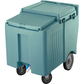 Cambro ICS125LB401 - Ice Caddy Slate Blue 125 Lbs. Cap. 4 Swivel 1 with Brake