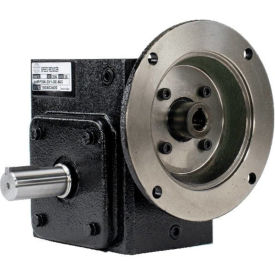 Cast Iron Worm Gear Reducer Box Size 133 101 Ratio Flange Input Left Hand Output 56C Frame