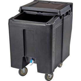 Cambro ICS125T110 - Ice Caddy Black 125 Lbs. Cap. Tall