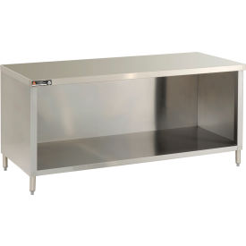 Aero Manufacturing Co. 4TSO-2448 Aero Manufacturing 304 Stainless Steel Cabinet Table, 48 x 24", Enclosed Base image.