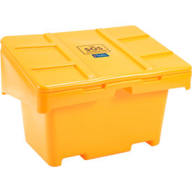 Lockable Outdoor Storage Container, 42"Lx29"Wx30"H, 11 Cu. Ft., Yellow view 2