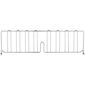Chrome Shelf Divider, 30"L x 8"H view 2