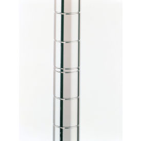 Super Erecta SiteSelect Chrome Shelving Post, 74"H view 2