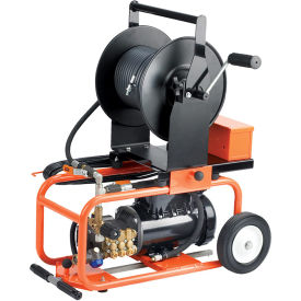 General Wire Electric Water Jet Drain with 150' x 1/4" Hose 75' x 1/8" Hose & (2)Nozzle Sets