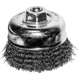 Century Drill 76047 Angle Grinder Cup Brush 4" Dia. Crimped Steel 0.0118"