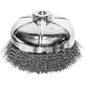 Century Drill 76061 Angle Grinder Cup Brush 6" Dia. Crimped Steel 0.0118"