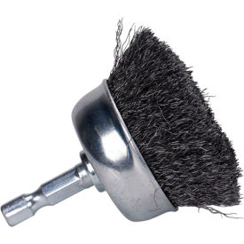 Century Drill 76213 Drill Cup Brush 1-3/4" Dia. Crimped Steel 0.008"
