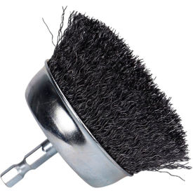 Century Drill 76221 Drill Cup Brush 2-3/4" Dia. Crimped Steel 0.0118"