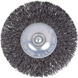 Century Drill 76421 Drill Radial Wire Brush 2-1/2" Dia. Steel Crimped