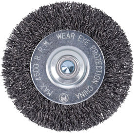 Century Drill 76431 Drill Radial Wire Brush 3" Dia. Steel Crimped