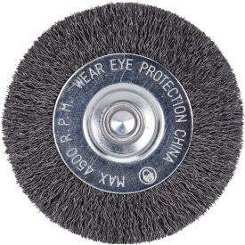 Century Drill 76433 Drill Radial Wire Brush 3" Dia. Steel Crimped
