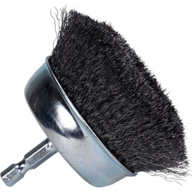 Century Drill 76223 Drill Cup Brush 2-3/4" Dia. Crimped Steel 0.008"