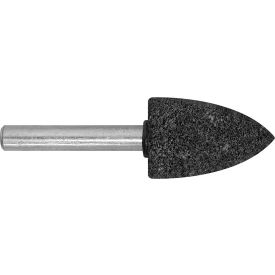 Century Drill 75202 Mounted Grinding Point 11/16" Dia. 1/4" Shank Size A12 Aluminum Oxide