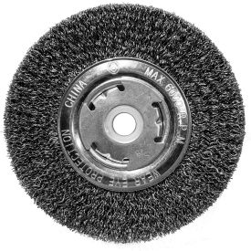 Century Drill 76864 Bench Grinder Wire Wheels 6" Dia. Steel Crimped