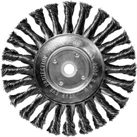 Century Drill 76865 Bench Grinder Wire Wheels 6" Dia. Steel Knot