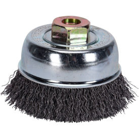 Century Drill 76022 Angle Grinder Cup Brush 3"Dia. Crimped Steel 0.0118"