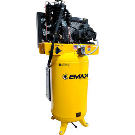 Emax Compressor ESP05V080I1 EMAX ESP05V080I1, 5 HP, Two-Stage Compressor, 80 Gallon, Vertical, 175 PSI, 19 CFM, 1-Phase 208-230V image.