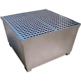 UltraTech Ultra-IBC Spill Pallet® 1184 - Steel IBC Spill Pallet - 370 Gallon Capacity