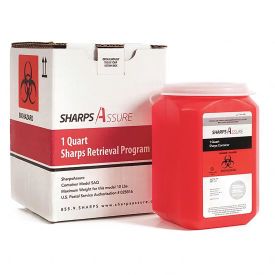 Sharps Assure 1 Quart Sharps Retrieval Program