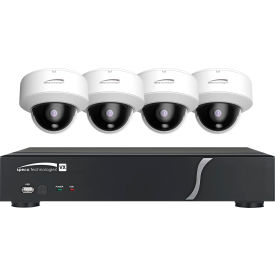 Speco ZIPT4D1 4-Channel HD-TVI DVR and 4 Dome Camera Kit 1TB