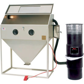 ALC 40411 Top & Side Open Blast Cabinet W/ Dust Collector Steel