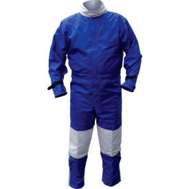S And H Industries 41422 ALC 41422 Nylon Blast Suit Blue Large, Nylon/Cotton image.