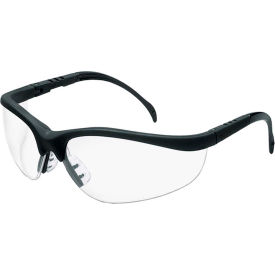 MCR Safety KD110AF MCR Safety® Klondike® KD110AF Safety Glasses KD1, MatteBlack Frame, Clear Anti-Fog Lens image.