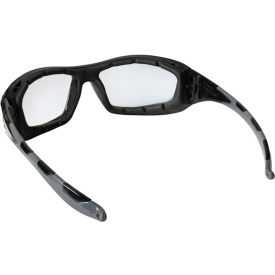 MCR Safety RP210AF MCR Safety® RP210AF Safety Glasses RP2 Series, Black frame with gray TPR, Clear Anti-Fog Lens image.