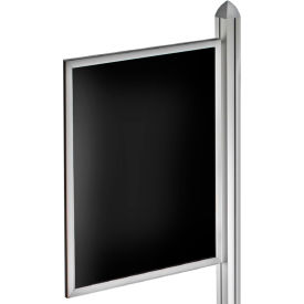 Global Approved 300274-SLV Sidewalk Sign 23-1/8"W x 1"D x 28-1/8"H