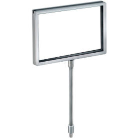 Global Approved 700010 Bowl Sign Holder 7"W x 1"D x 12-1/4"H