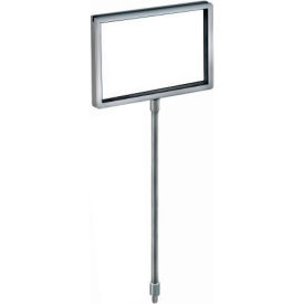 Global Approved 700004 Bowl Sign Holder 7"W x 1"D x 19-1/2"H