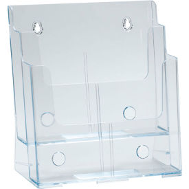 Global Approved 252380 Two-Tier Brochure Holder 9-1/4"W x 5"D x 11-1/4"H