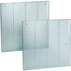 Global Approved 772424-CLR Pegboard Wall Panel Clear 24"W x 7/8"D x 24"H